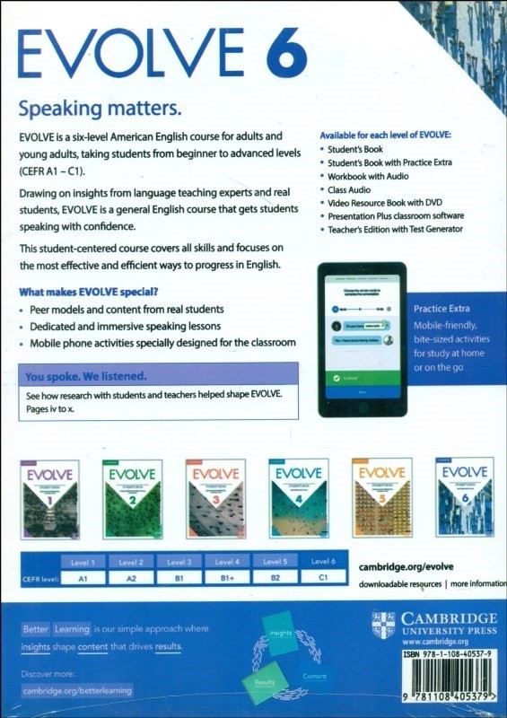 Evolve 6 Video Resource Book - 1