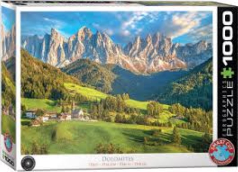 پازل یوروگرافی 1000 تکه Dolomites Italian Alps کد 60005865