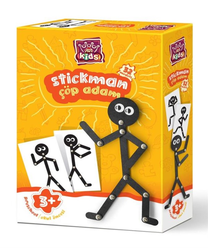 بازی Stickman آرت پازل 1 تکه (32 مدل) کد 5829