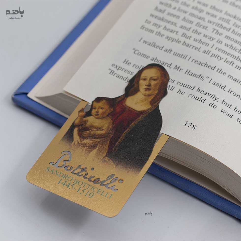 بوک مارک فلزی مشاهیر bolticelli 3 - 1