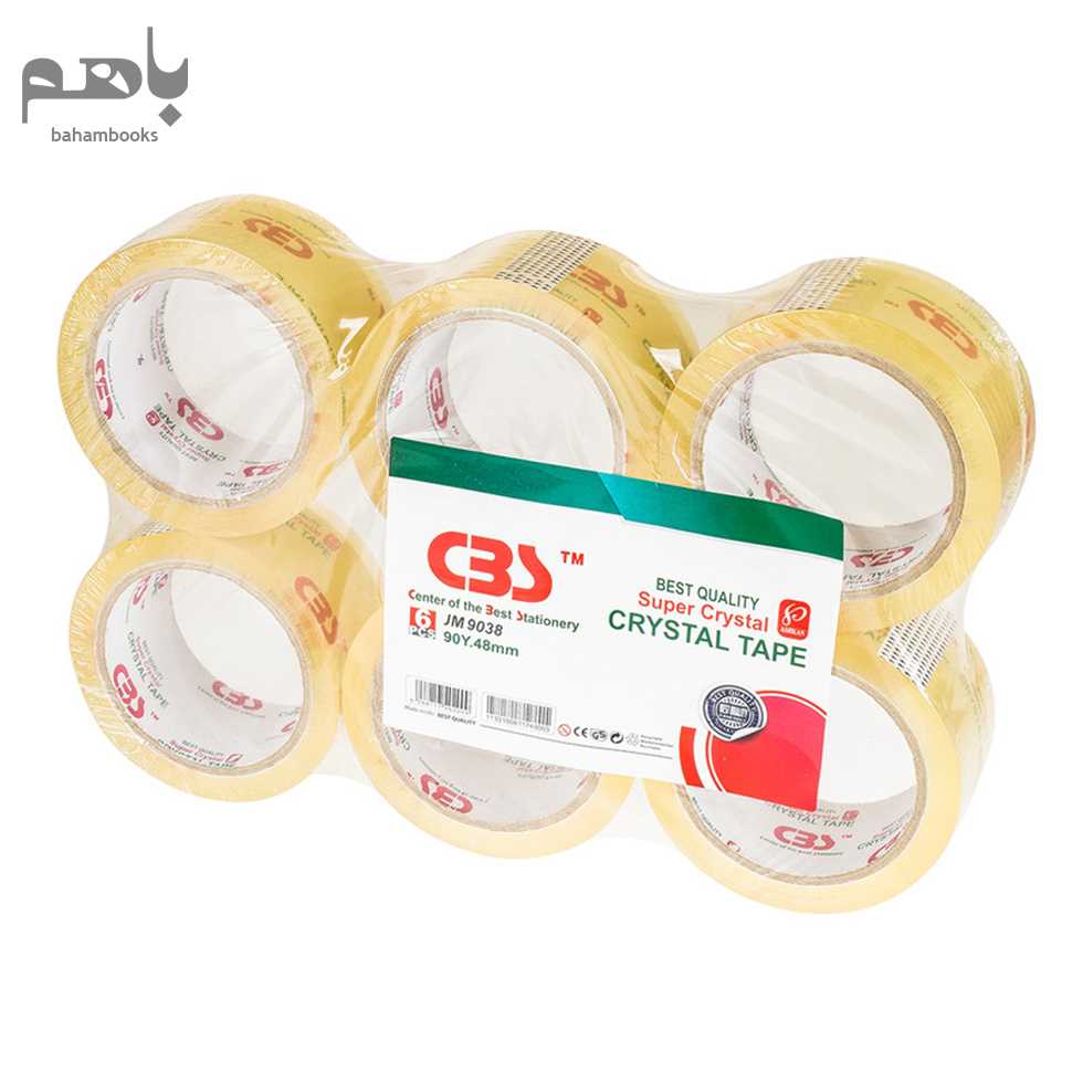 چسب پهن 40 یارد 48 میکرون کریستال (4038)