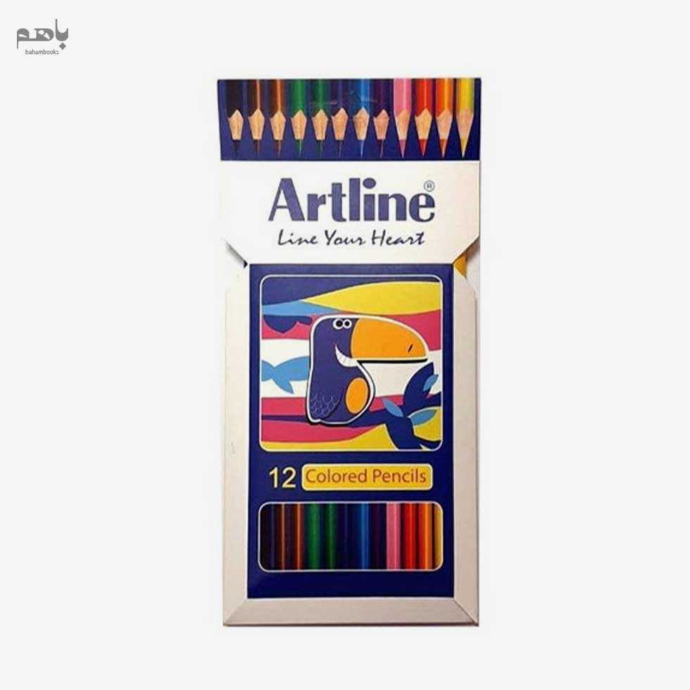 مداد‌ رنگی آرت لاین مدل ECP جعبه مقوایی 12 رنگ - 0