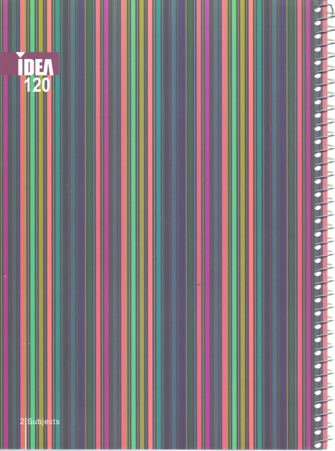 دفتر ایده مدل رحلی سیمی 120برگ