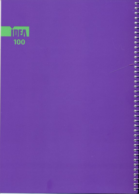 دفتر 100 برگ ایده مدل وزیری ساده