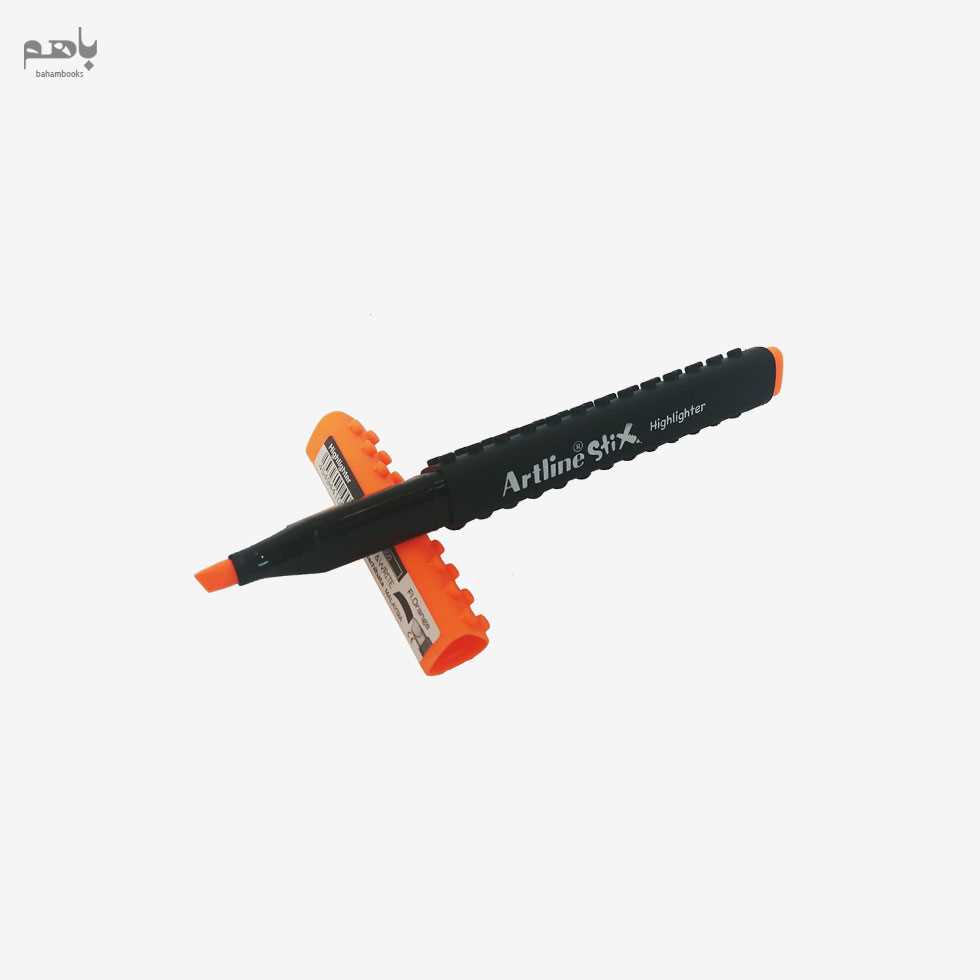 ماژیک علامت ‌گذار آرت لاین مدل استیکس رنگ نارنجی - 1