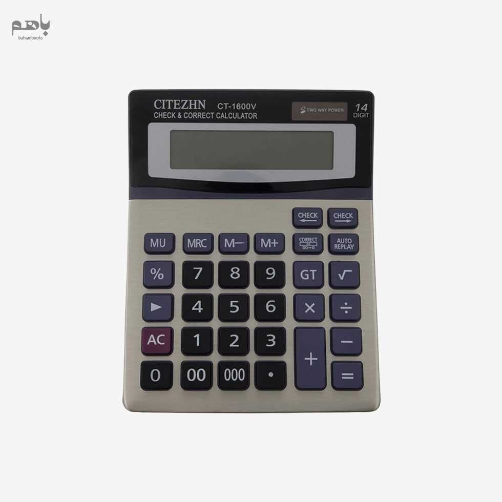 ماشین حساب سیتیزن مدل رومیزی کد ct1600v
