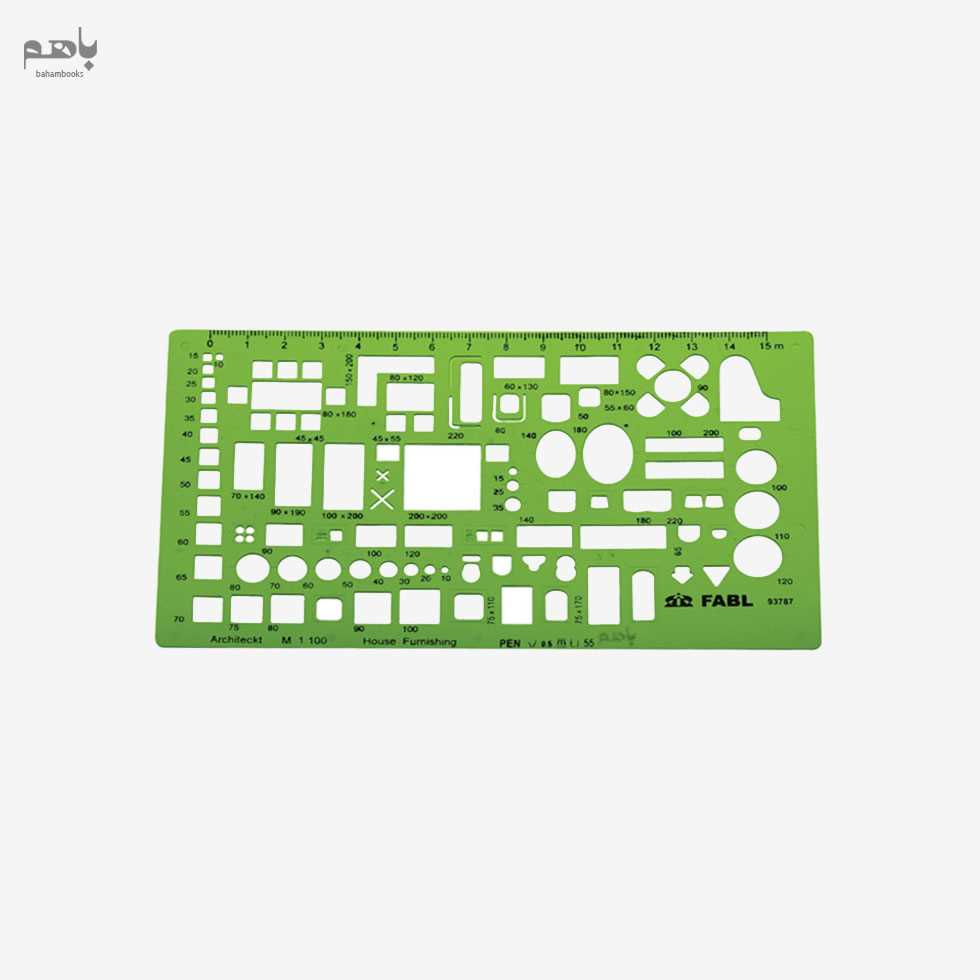 شابلون مبلمان فابل 1/100