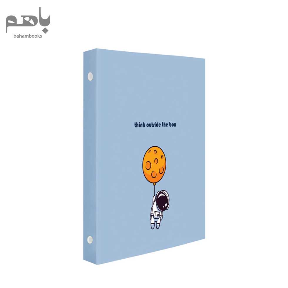 دفتر کلاسوری ایده مدل 6 حلقه قفل فلزی مدل فمیلی - 4