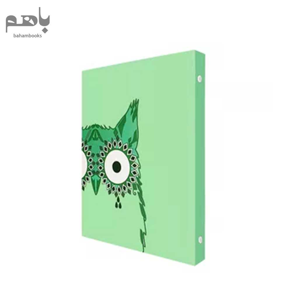 دفتر کلاسوری ایده مدل 6 حلقه قفل فلزی مدل فمیلی - 2