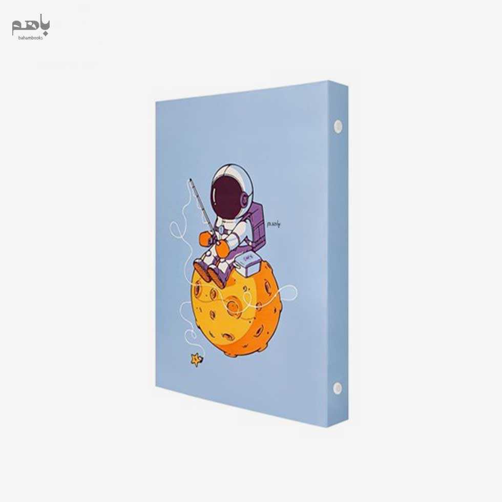 دفتر کلاسوری ایده مدل 6 حلقه قفل فلزی مدل فمیلی