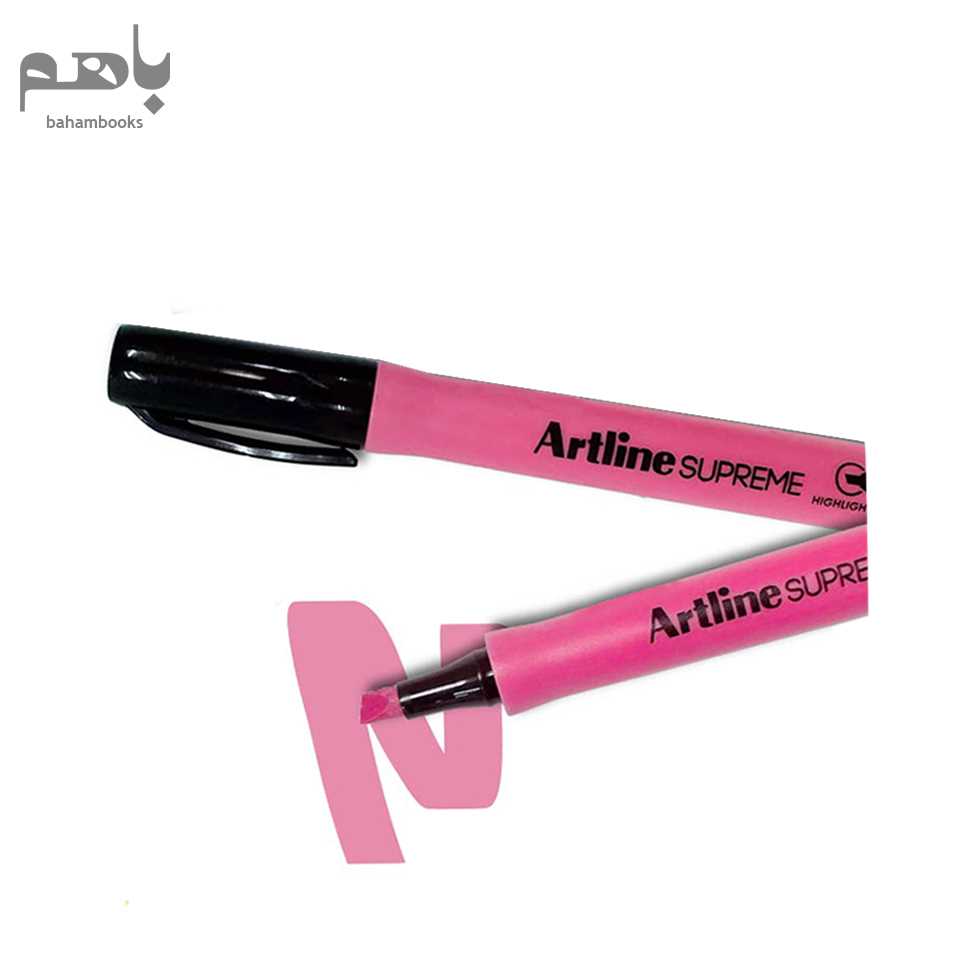 هایلایتر آرت لاین مدل سوپریم رنگ صورتی فلورسنتی کد EPF600 - 1