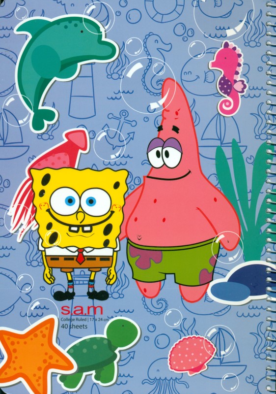 دفتر سم مدل سیمی فانتزی 40 برگ سایز وزیری