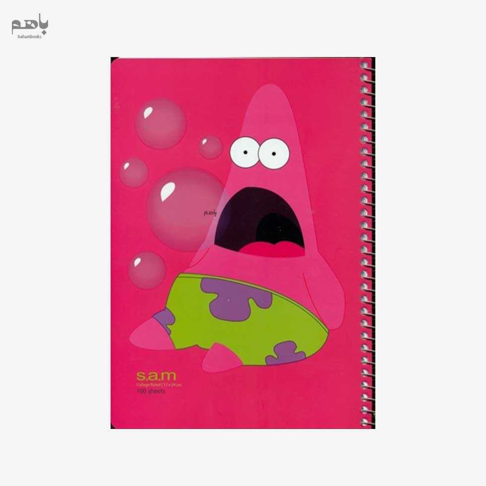 دفتر سم مدل فانتزی سیمی 80 برگ سایز وزیری - 0