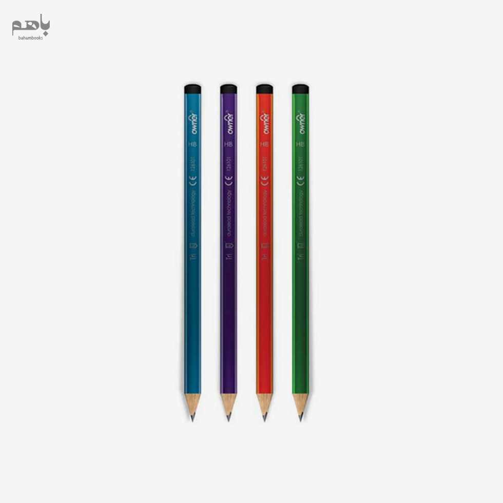 مداد مشکی اونر مدل HB بدنه رنگی 126101 - 1