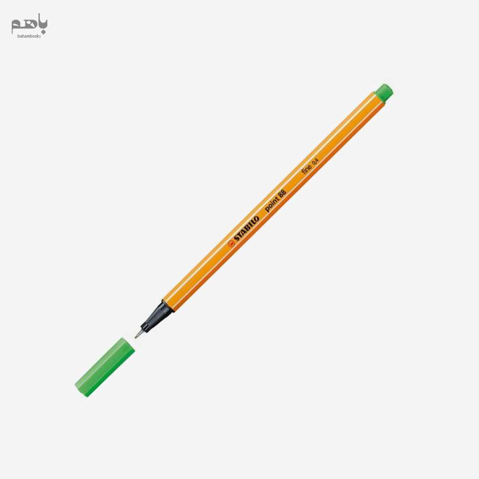 روان‌نویس استبیلو  مدل نوک نمدی0.4mm رنگ سبز پررنگ