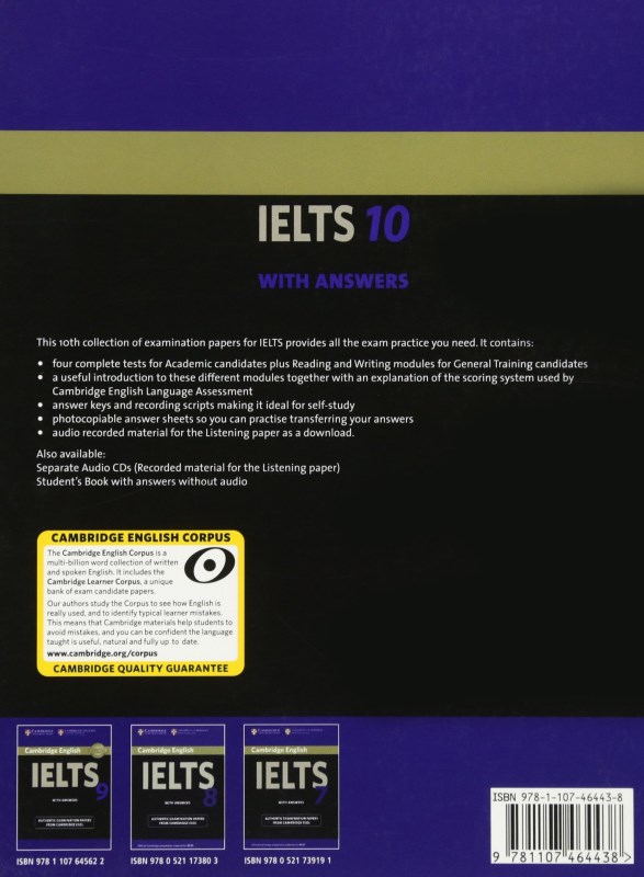 Cambridge english ielts 10 - 1