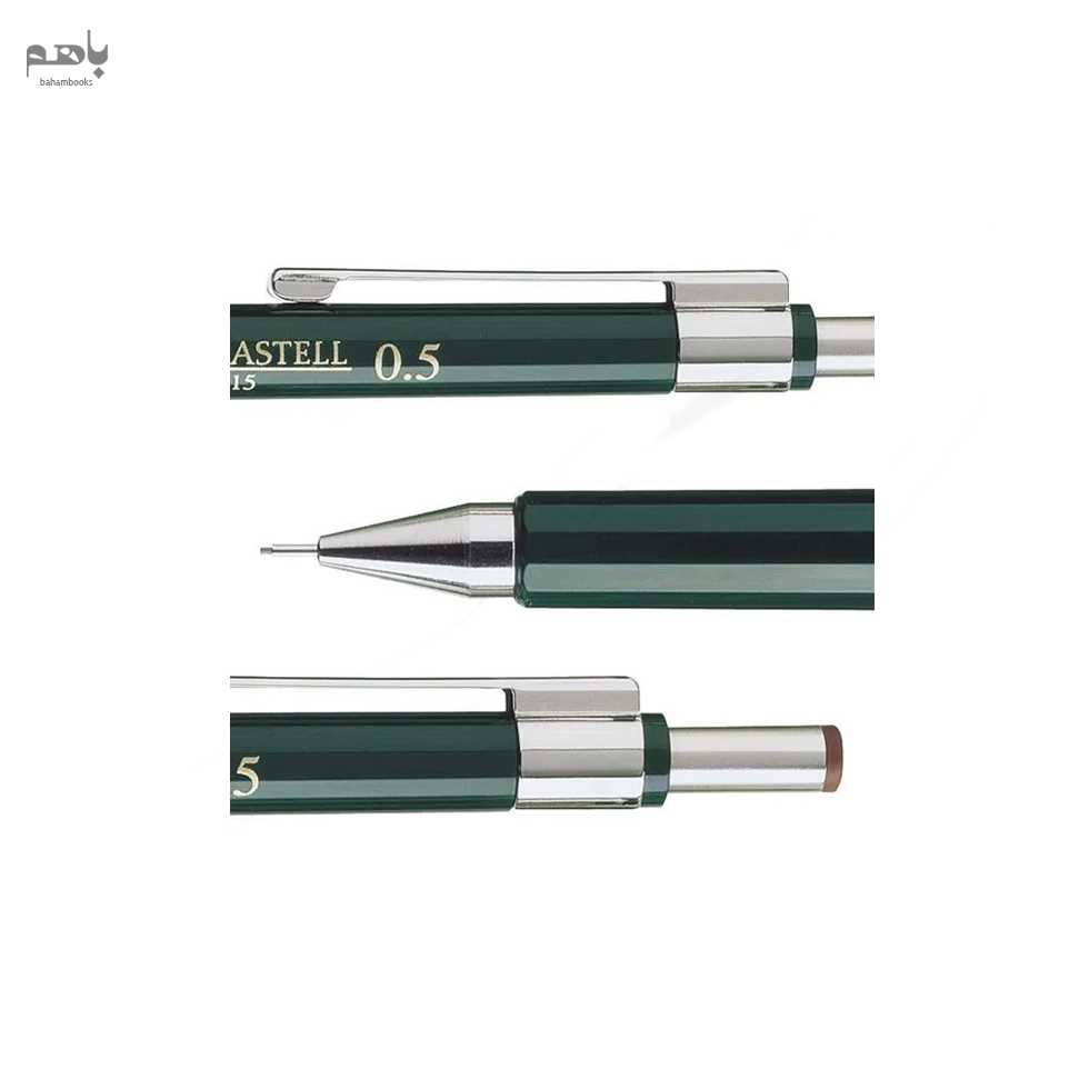 اتود فابرکاستل مدل تی کا فاین رنگ سبز تیره 0.5mm 6040 - 1
