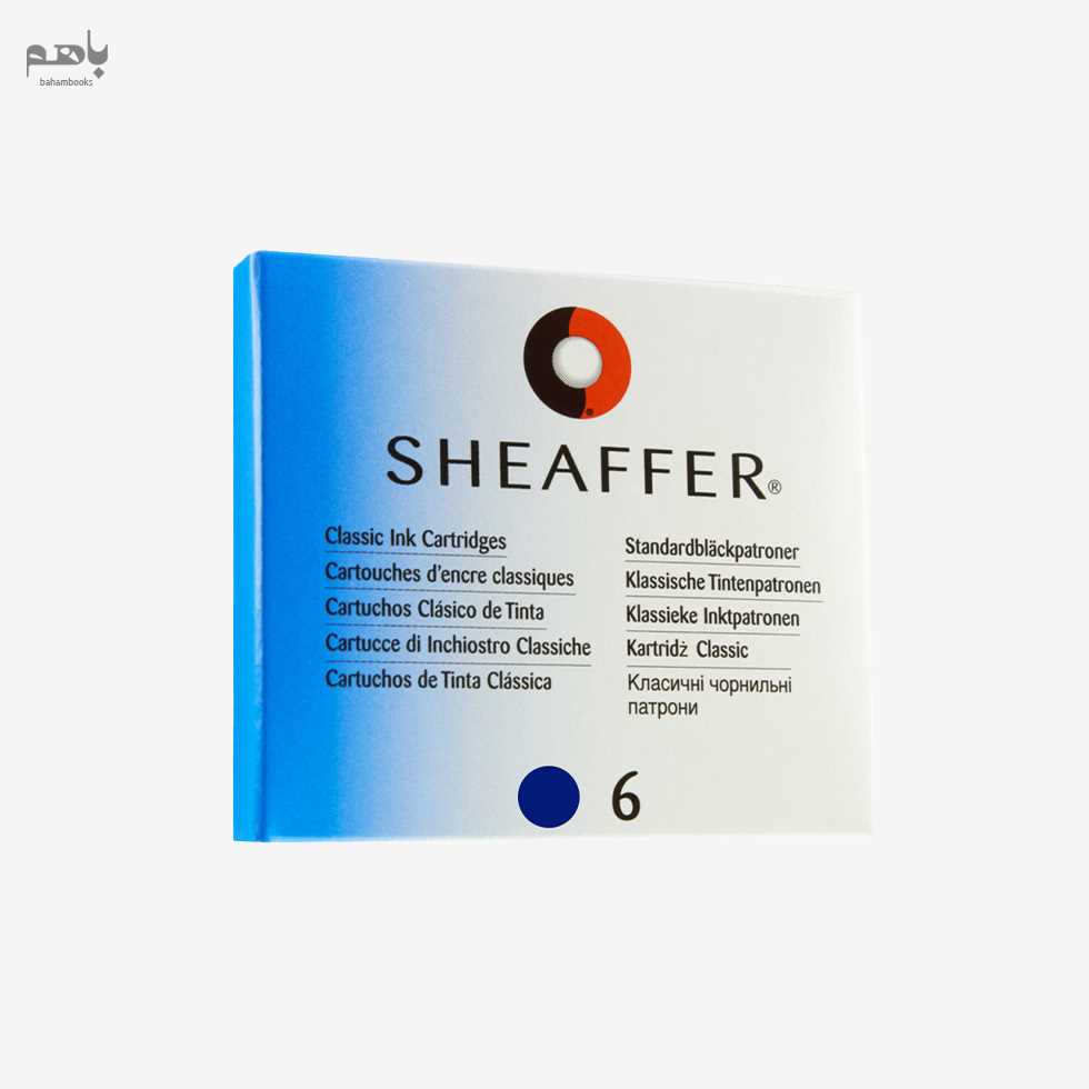 کارتریج جوهر شیفر رنگ آبی - 0