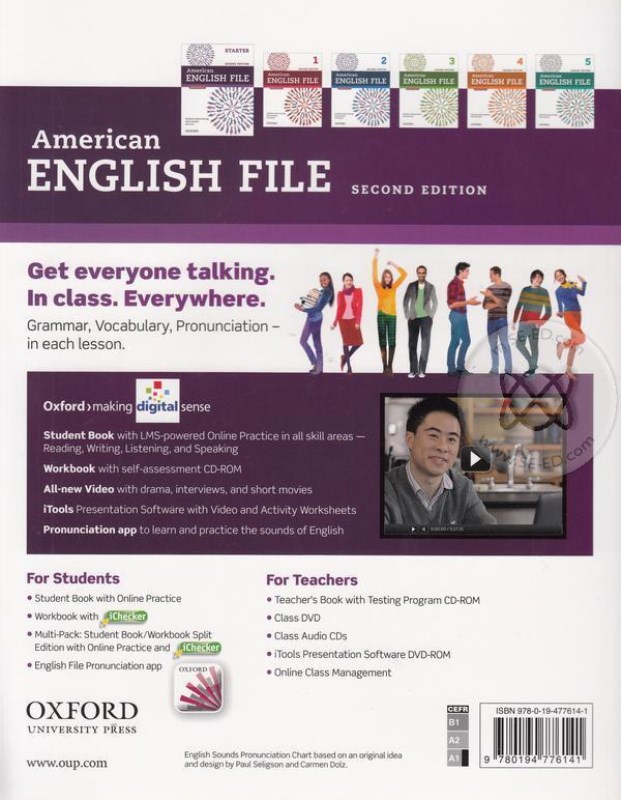 American English file starter SB and WB Second Edition - 1