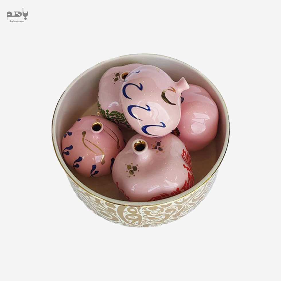 انار سرامیکی رنگی متوسط - 3