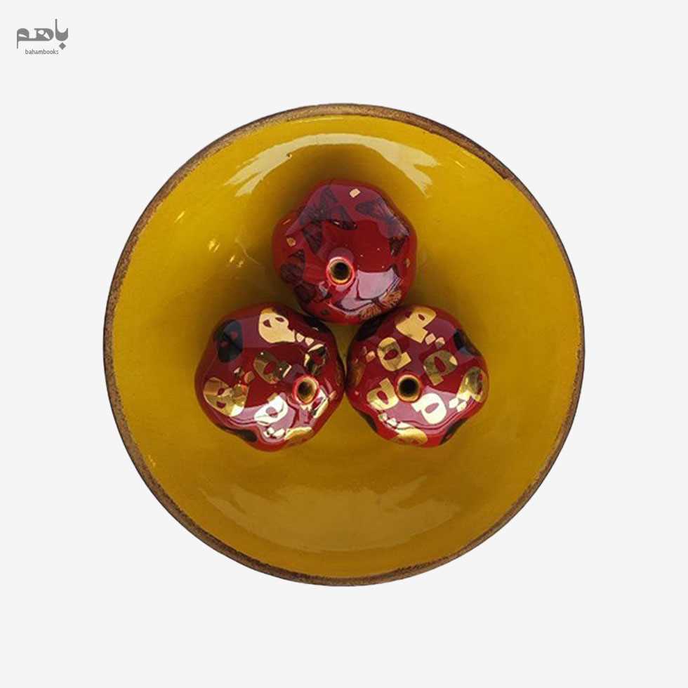 انار سرامیکی رنگی متوسط - 0