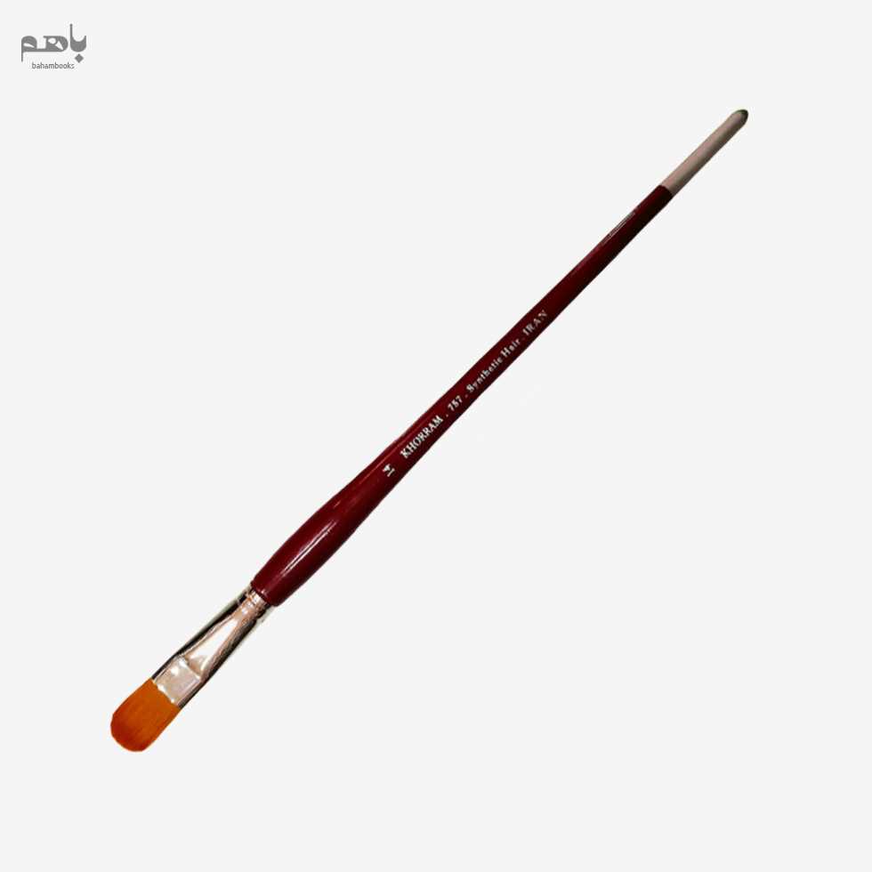 قلم‌ مو خرم مدل زبان گربه ای دسته بلند موی مصنوعی سری 757 شماره 14