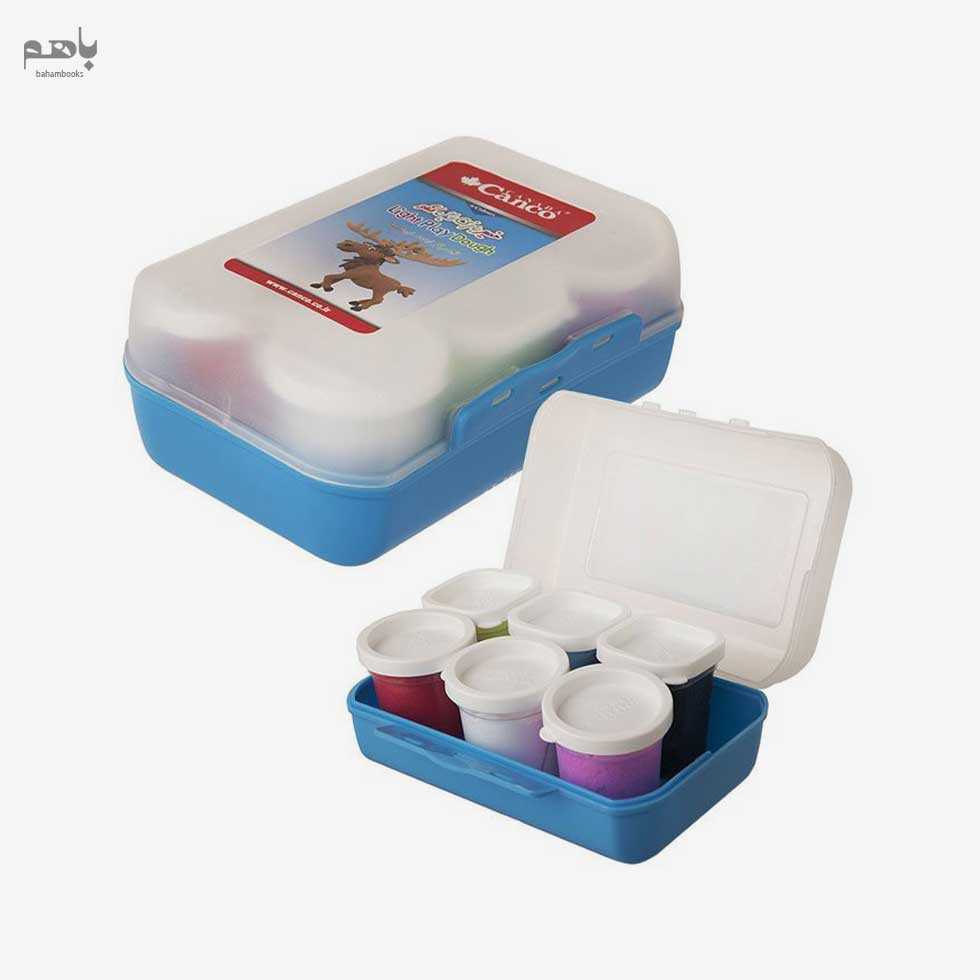 خمیر سبک کنکو مدل ظرف غذا 6 رنگ