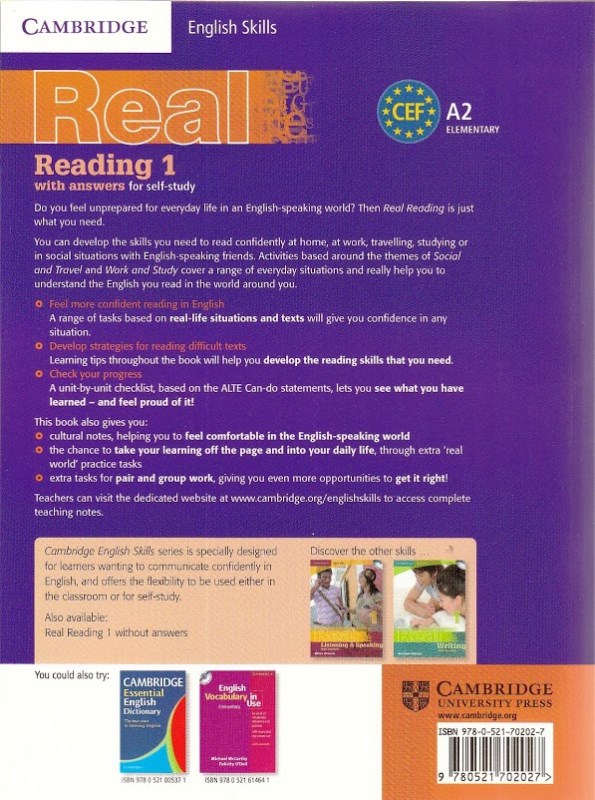 English Skills Real Reading 1 A2 with answers - 1