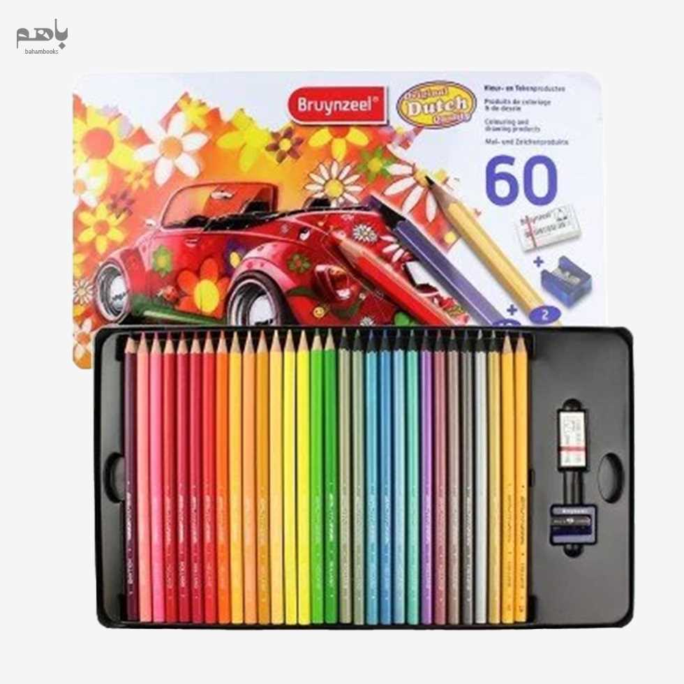 مداد رنگی 60 رنگ طرح بیتل برونزیل 6062m60 - 0
