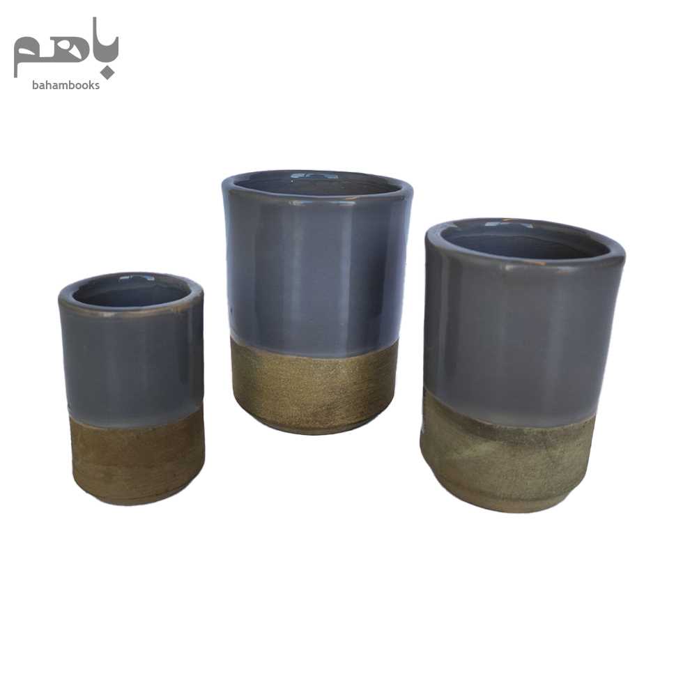 لیوان سایز 4 رنگ طوسی - 2