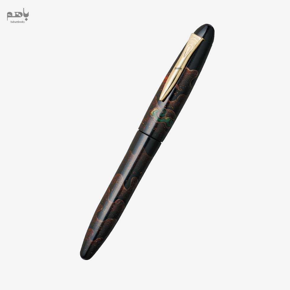 خودنویس پلاتینوم مدل ایزومو یاکومو نوری رنگ مشکی گیره طلا سرقلم M - 0