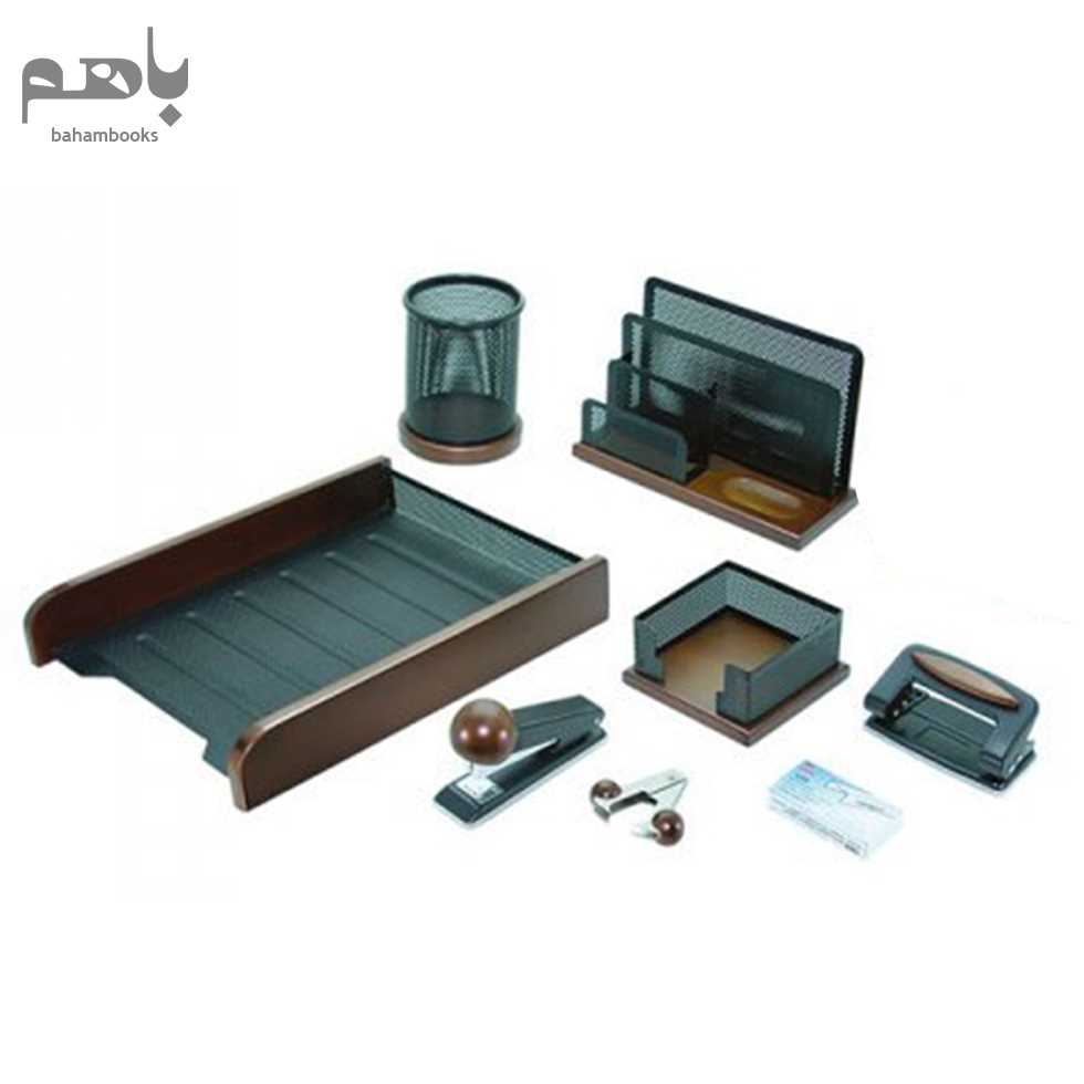 ست زینو تحریر مدل 8 تکه چوب ‌و‌ فلز با کازیه 850505 - 1