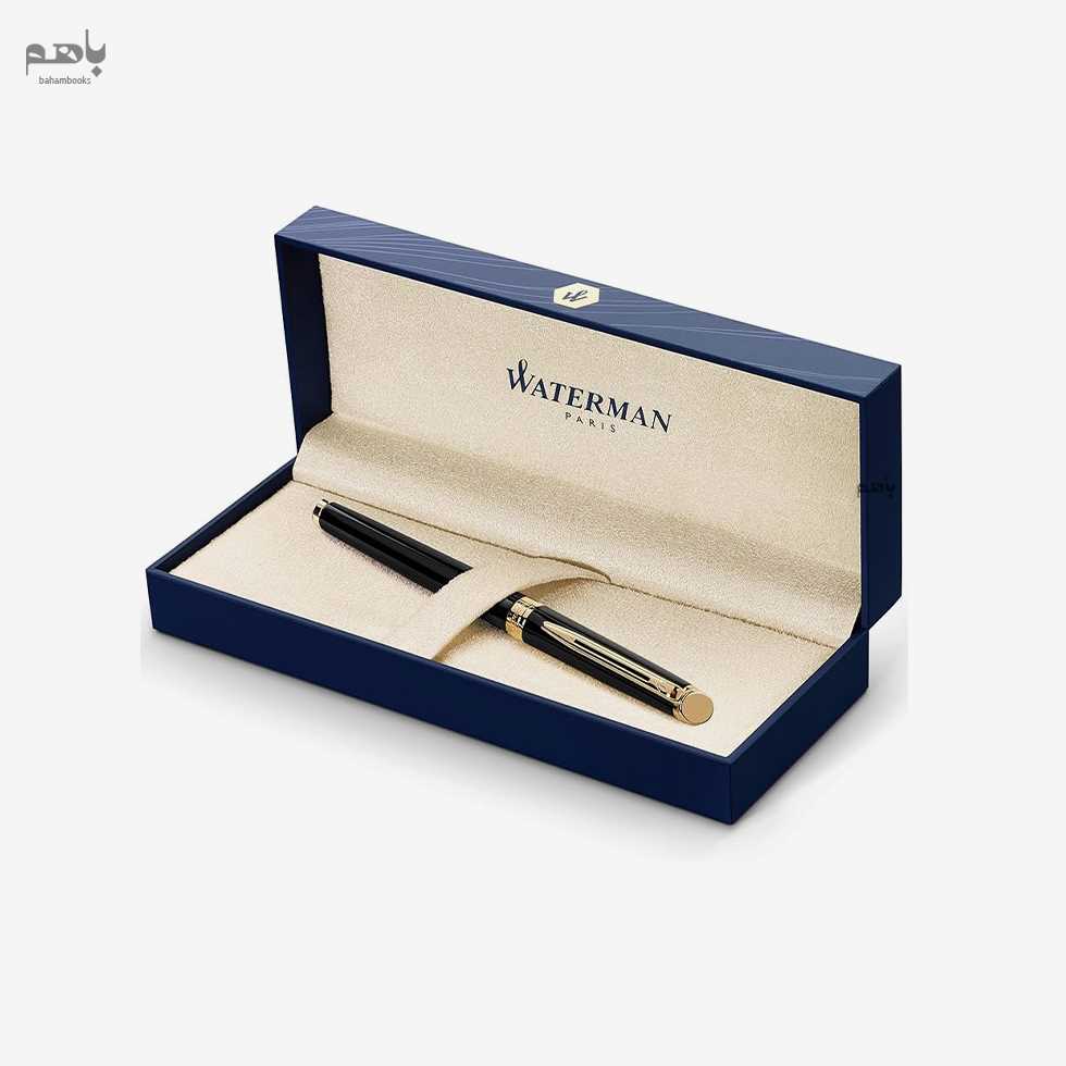 خودنویس واترمن مدل همیسفر رنگ مشکی گیره طلا - 3