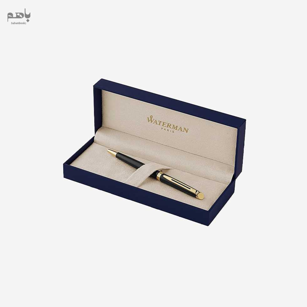 خودکار واترمن مدل همیسفر رنگ مشکی گیره طلا - 2