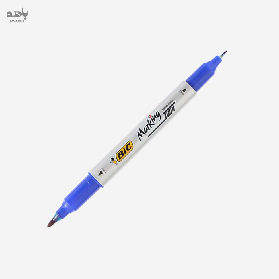 ماژیک سی ‌دی بیک مدل 2 سر رنگ آبی - 1