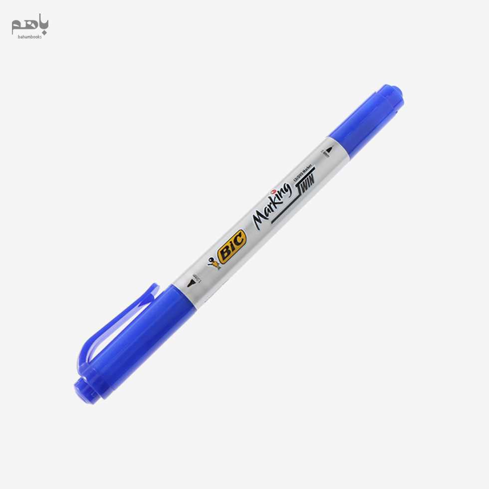 ماژیک سی ‌دی بیک مدل 2 سر رنگ آبی