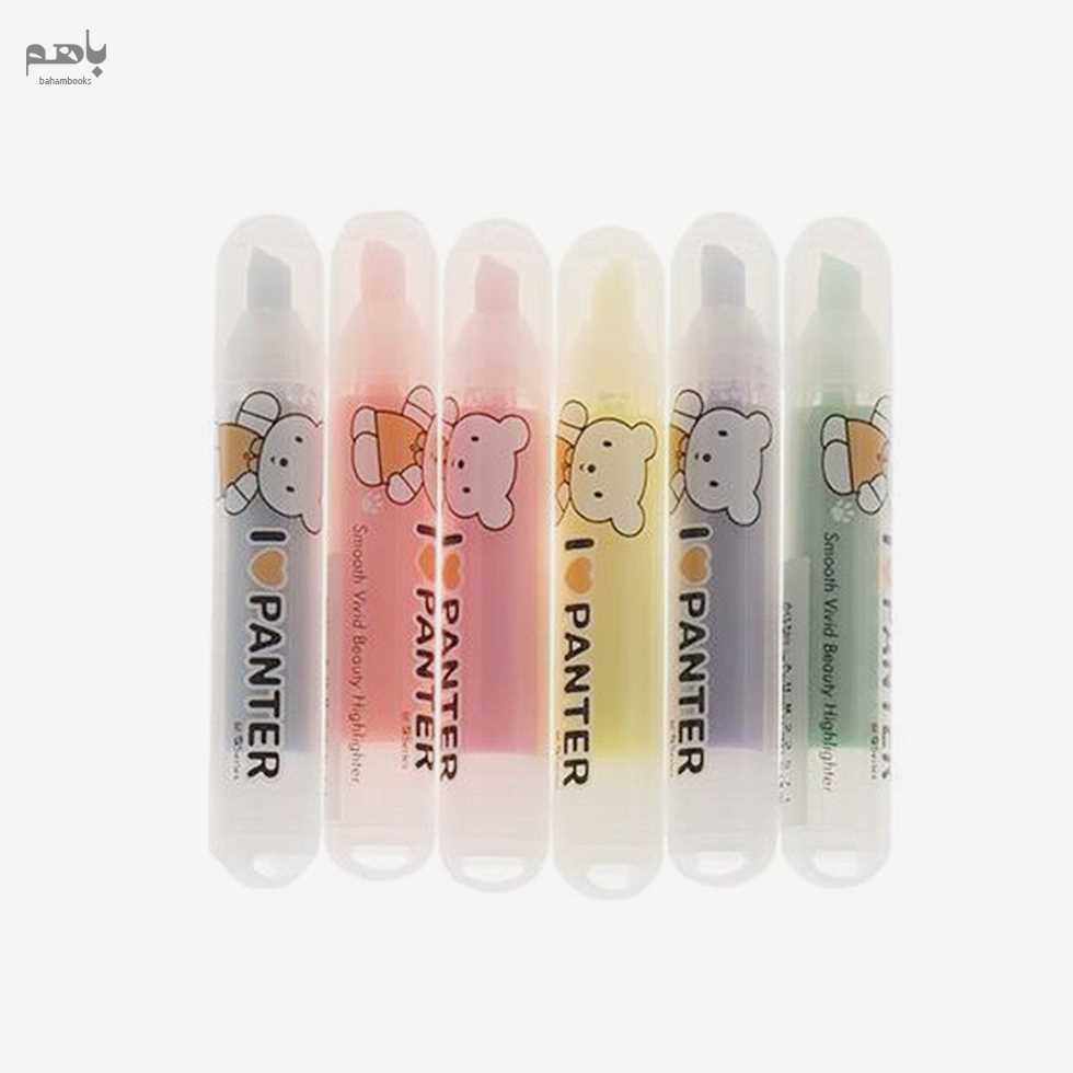 هایلایتر پنتر 6 رنگ مدل معطر کوچک - 0