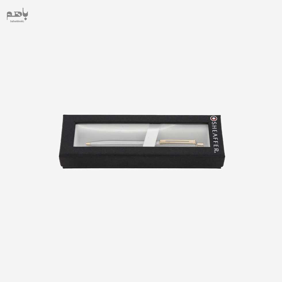 خودکار شیفر مدل سنتینل رنگ استیل گیره طلا - 1