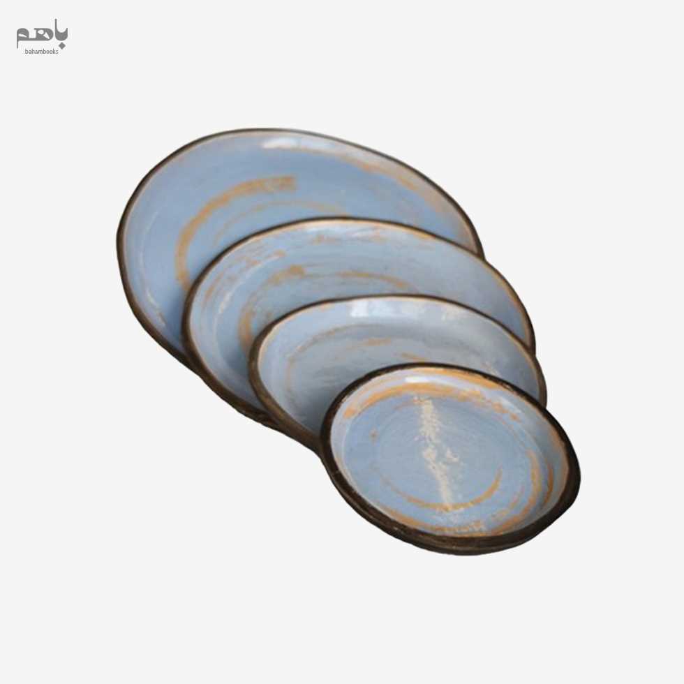 بشقاب گردون سایز 4 رنگ آبی - 2