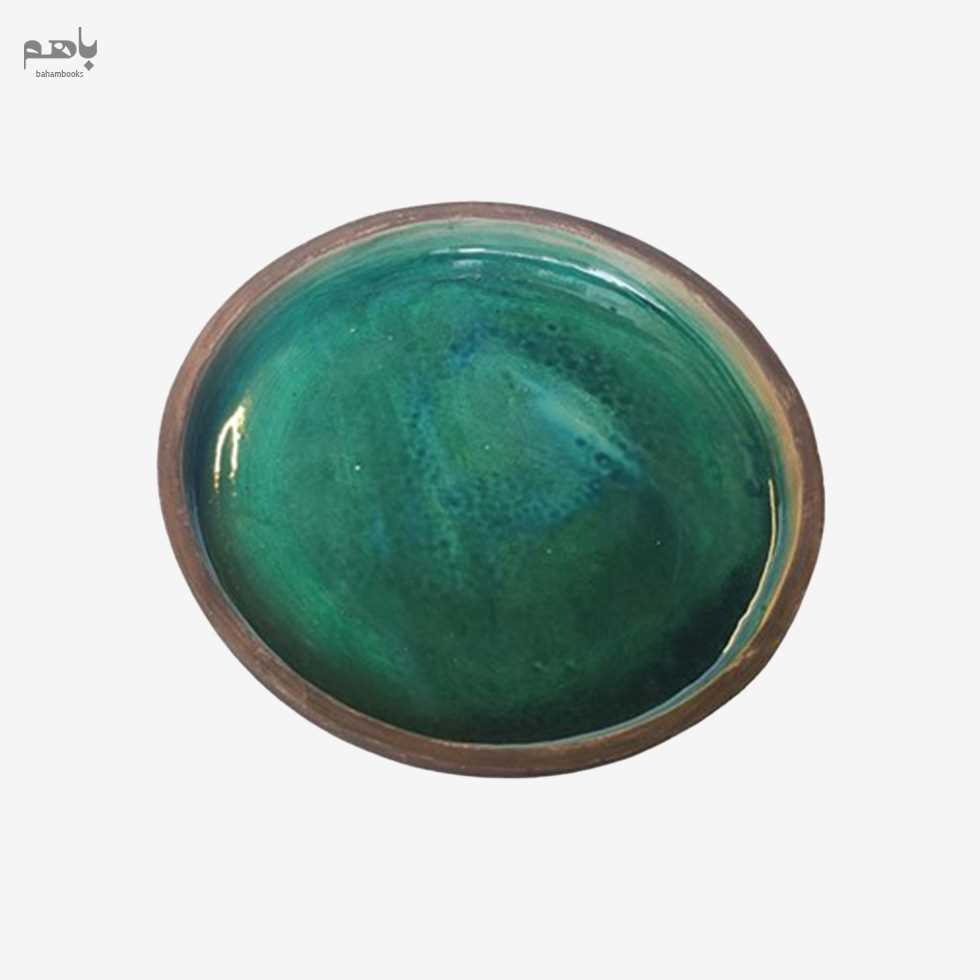 بشقاب تخت دستی سایز 2 رنگ سبز - 0