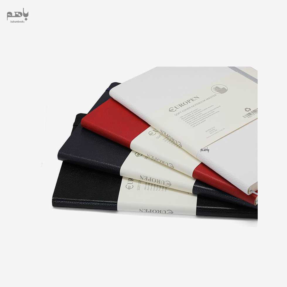 دفتر یوروپن مدل مستر جلد نرم رنگ مشکی - 8