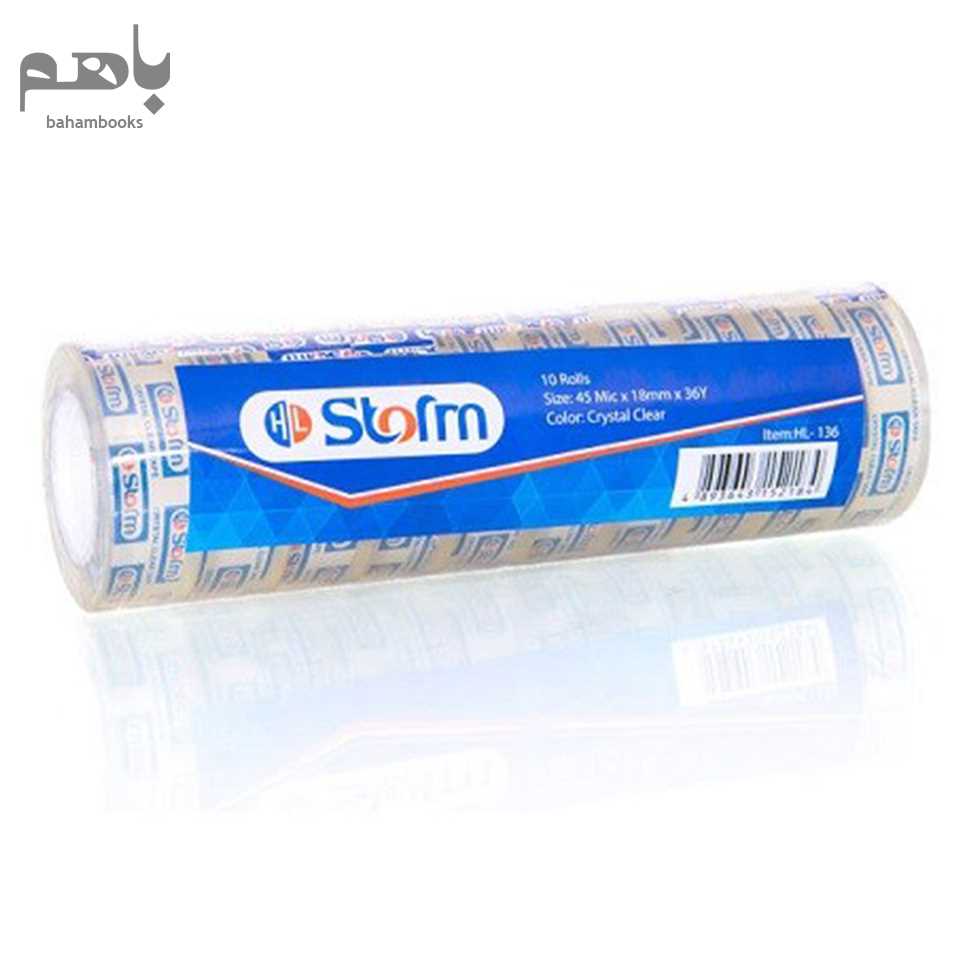 چسب نواری استورم شفاف 36 یارد HL136 - 1