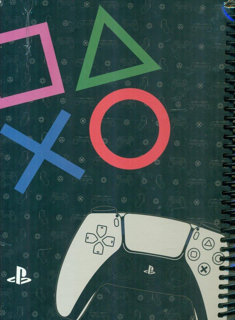 دفتر لانگو سری پلی استیشن 100 برگ وزیری جلد سخت کد CH890