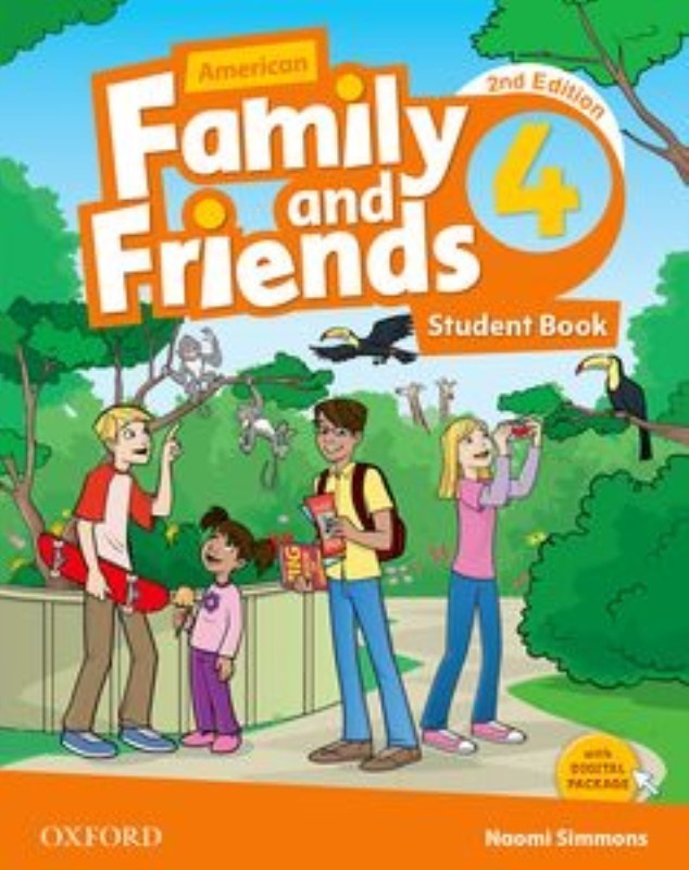 تصویر  American Family and Friends 4 SB and WB  Second Edition