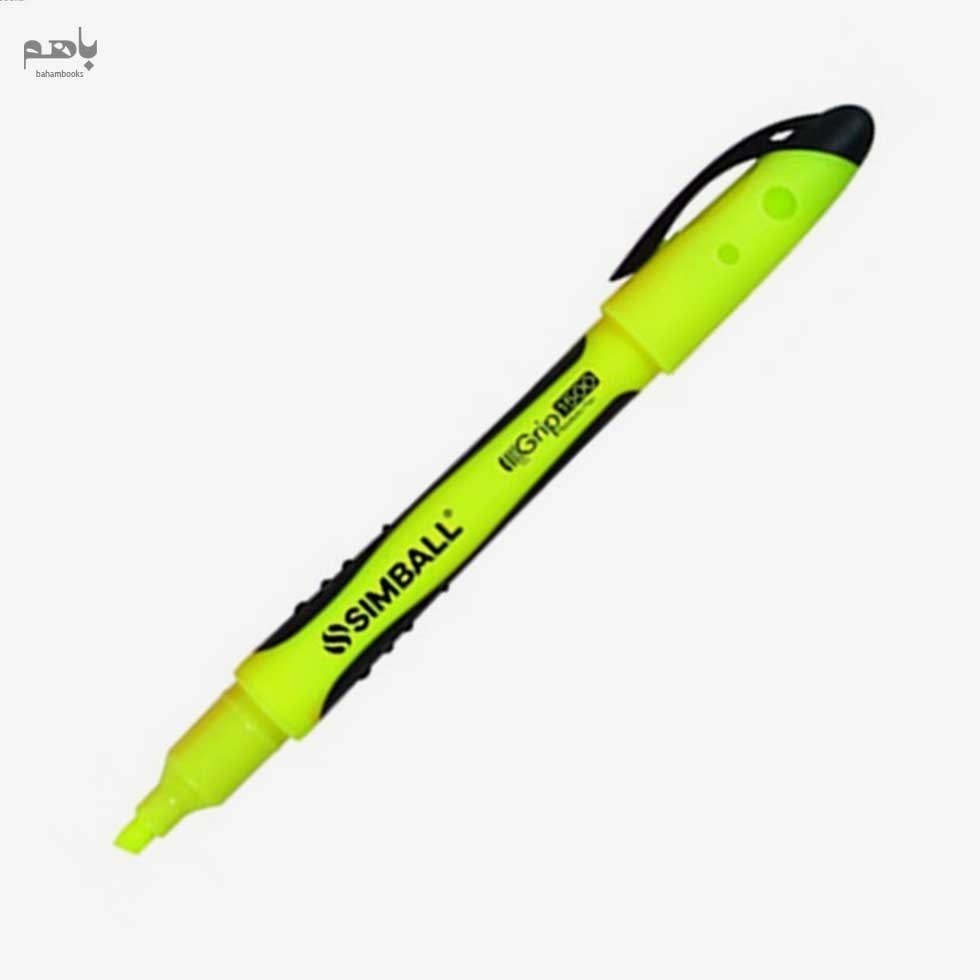 تصویر  ماژيك علامت‌گذار سيمبال مدل قلمي رنگ زرد