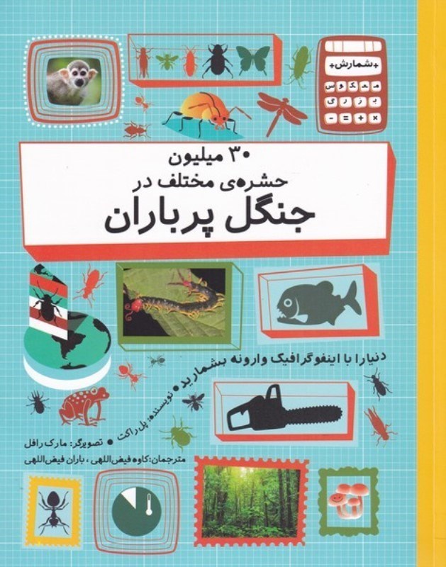 تصویر  30 ميليون حشره‌ي مختلف در جنگل پرباران