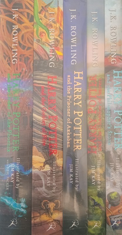 تصویر  Harry Potter Collection ( Illustrated Edition 1 to 5)