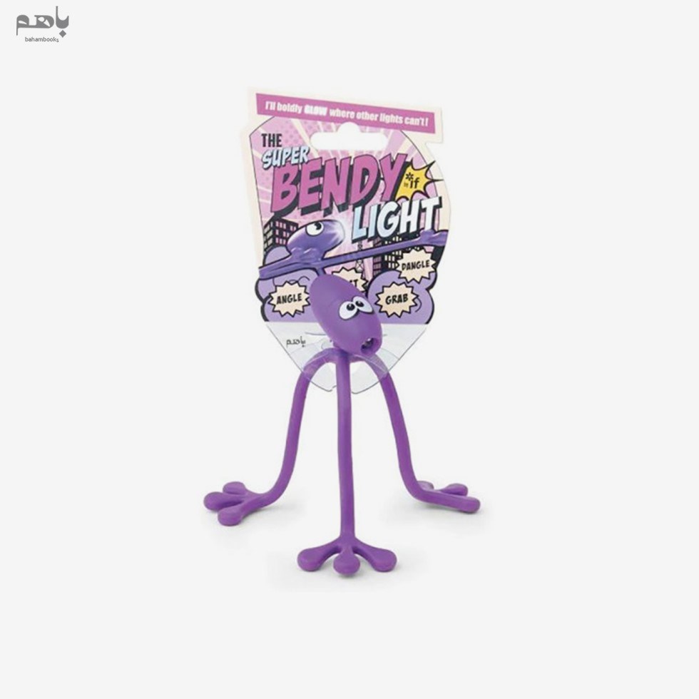 تصویر  چراغ مطالعه IF مدل Super Bendy  رنگ بنفش كد 46102