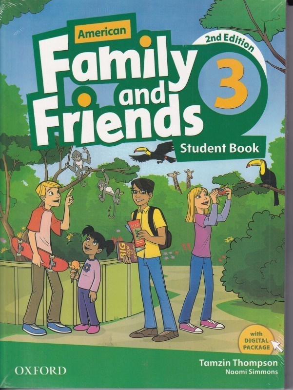 تصویر  American Family and friends 3 SB and WB Second Edition
