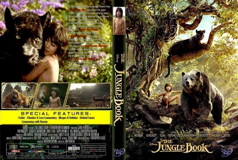 تصویر  The jungle book (سي‌دي كارتون)